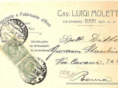 �Tutto nacque con mia nonna Maria - ci racconta la donna -. Lei era figlia di Luigi Moletta, un imprenditore originario di Laveno, paesino sul lago Maggiore, che si trafer� a Bari alla fine dell�800 per aprire un�armeria in via Sparano...
